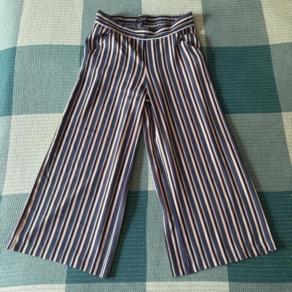 Max Edition striped wide-leg pants